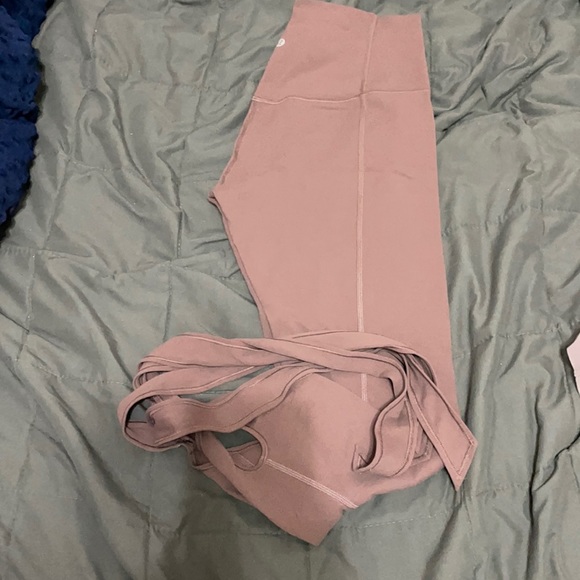 lululemon athletica Pants - Align crop 21” love knot antique bark